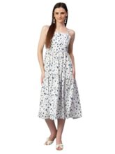 Kotty Women’S Solid Sleeveless Maxi Dress(Multicolored,L)