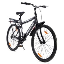 Urban Terrain Fleetibc26Tgrey Single Speed Mountain Bike With Free Cycling Event Ride Tracking App By Cultsport (17 Inch Frame, Ideal For Unisex)