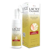 Lacto Calamine Apple Cider Vinegar Foaming Face Wash|Maintains Skin Ph Balance For Healthy Skin|Bright & Glowing Skin| With Built-In Foaming Brush|150Ml X Pack Of 1