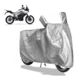 Sulfar Bike Cover for Norton Atlas (India) (Roadster) | Waterproof, Dustproof & UV Protected | All Weather Two Wheeler Cover (Silver) New 2026 Variants