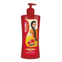 Karthika Hairfall Shield Shampoo with Shikakai & Hibiscus | Herbal Anti-Hairfall Shampoo for Strong & Healthy Hair | Natural Care for Men & Women | 650ml