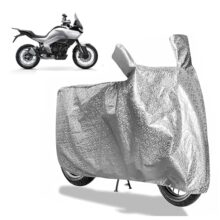Sulfar Bike Cover for Norton Atlas (India) (Roadster) | Waterproof, Dustproof & UV Protected | All Weather Two Wheeler Cover (Silver) New 2026 Variants