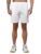 Vector X OMS-274 Mens Solid Pattern Regular Dry Fit Athletic, Running, Gym, Outdoor, Workout Training Light Weight Sports Active Shorts (White, L)