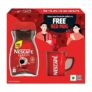 Nescafe Classic Instant Coffee Powder | Great Start To Your Morning | 100% Pure Coffee | Free Red Mug | 180G, Box