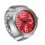 Yellow Chimes Rings For Women Stainless Steel Red Dial Analog Watch Ring Stretchable Ring Watch For Women And Girls.