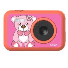 Powerpak Sjcam Funcam 2″/5.08 Cm Lcd Hd Digital Action Camera Cartoon Print With In-Built Games For Children & Adult Kids (Funcam Bear), Dark Pink – Megapixels 5.0, Gb 32