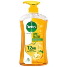 Dettol Body Wash and Shower Gel for Women and Men, Lime Fresh – 500ml | Soap-Free Bodywash | 12h Odour Protection