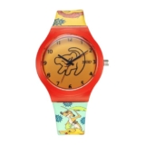 Zoop Disney Lion King Interchangable Watch Set with Yellow Dial & Multicoloured Strap for Girls Kids, from House of Titan – 16018PP04