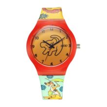 Zoop Disney Lion King Interchangable Watch Set with Yellow Dial & Multicoloured Strap for Girls Kids, from House of Titan – 16018PP04