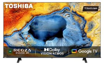 TOSHIBA 139 cm (55 inches) C350NP Series 4K Ultra HD Smart LED Google TV 55C350NP (Black)