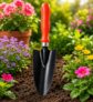 PLANETXERO Gardening Hand Trowel (Small)| Heavy Duty Iron Blade with Ergonomic Handle | Durable Hand Tool for Planting, Digging, Soil Mixing, Potting, Transplanting & Outdoor Garden Care(GTK)