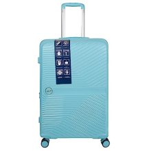 F Gear Stv Pp02 Turtle Blue 24″ Expandable Check-In Suitcase (4342)