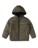 Fort Collins Boys Jacket, 140452Fc, Olive, 20 (2Y)