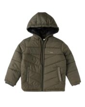 Fort Collins Boys Jacket, 140452Fc, Olive, 20 (2Y)