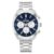 Tommy Hilfiger Hudson Japanese Quartz Analog with Blue Dial Silver Stainless Steel Strap Watch for Men – TH1710722