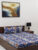 Steve And Anderson Microfiber Double Flat 160 Tc Geometric 1 Bedsheet With 2 Pillow Covers(Beige)