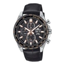 Casio Edifice EFR-574BL-1AVUDF Analog Black Watch Men (ED697)