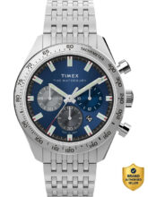 TIMEX TW2Y18500IK Waterburry Round 41mm Blue Dial Analog Watch  – For Men