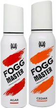 FOGG BODY SPRAY MASTER ,CEDAR AGAR Deodorant Spray  –  For Men & Women(240 ml, Pack of 2)