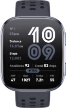 AMAZFIT Bip 6 1.97 inch AMOLED GPS , BT Calling, 14-Day Battery, 140+ Sports Smartwatch(Blue Black Strap, Free Size)