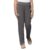 Biba Girls Gray Skinny Cotton Lycra Solid Jegging