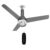 Havells 1200mm Crista Underlight BLDC Ceiling Fan | Remote Controlled, Smart Fan, IoT Enabled, Alexa & Google Home Compatible | 5 Star Rated, Upto 60% Energy Saving, 2 Year Warranty | (Slate Chrome)
