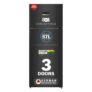 Bosch 302L, 3 Star, MaxFlex Convert Frost Free Triple Door Refrigerator | 8-in-1 Convertible Storage Modes | 57L Extra Convertible Zone | Cool Extend up to 18 hours (CMC33S33VI, Cosmic Steel)