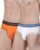 ONE8 by Virat Kohli Men’s Cotton Brief (Pack of 2) (203D-WHITE/ORANGE_White/Orange_Small_White/Orange_S)