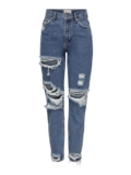 ONLY Women’s Regular Jeans (141150101-Medium Blue Denim_Medium 31)