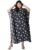 FabAlley Curve Women’s Viscose Kaftan Midi Dress (CDR00446_Blue_3XL)