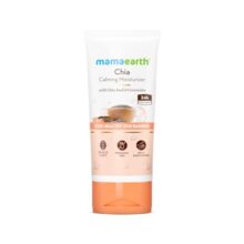 Mamaearth Chia Calming Moisturizer With Chia Seed & Ceramides For Healthy Skin Barrier | For Hydrated Glow | Co-Created With Dermats | For Dry & Sensitive Skin | 24H Long Lasting Moisturization | Fragrance Free | 80 G