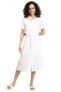 FOREVER 21 Women’s Polyester Modern Above The Knee Dress (FWA23CDRF0076_White