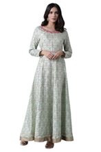 A.W. Enterprises Women’s A-Line Maxi Dress (20AUW13148-115772_Light Green_6)