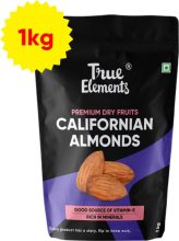 True Elements California Almonds, Premium Dryfruits Badam Almonds(1 kg)