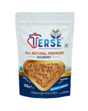 TERSE Premium Natural Almonds 400g (Pack of 2) | Badam Giri, Healthy Snacks, Dry Fruits | Crunchy Nuts | High in Fiber | Rich in Protein | Magnesium | Phosphorus | Dietary Fibre | Zero Cholesterol