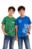 Ninos Dreams Half Sleeves Cotton Boys 2 Tshirt Combo