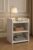CraftOnline Modern End Table with 2 Open Shelves | Multipurpose Bedside Table, Nightstand, Sofa Side Table, Living Room,Bedroom Storage Organizer, Home Office Apartment & Guest Room.