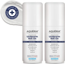 Aqueria Multi Active Underarm Roll On | 5.5% Aha Bha, Niacinamide – Aqua Fragrance Deodorant Roll-On  –  For Men & Women(100 Ml, Pack Of 2)