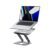 j5create Laptop Stand for Desk, Adjustable Height and Angle Aluminium Riser, Fits Laptops up to 16 inch, Holds 4kg, Foldable Portable Ergonomic Notebook Holder for MacBook Air Pro, HP, Dell, PC