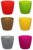 Go Hooked Plastic Outdoor Plants – Multicolor, 5.5 Inch, Pack of 6