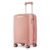 Provogue Coral Hard-Sided PP 55 Cm Suitcase/Cabin Trolley Bag Small| Expandable Space with 8 Wheels Trolley Bags for Travel |Lightweight with Combination Lock|5 Year Warranty (Tea Rose/Redwood)