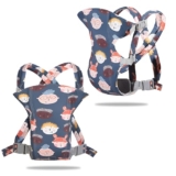 Bembika Baby Carrier– Soft Infant Carrier, Kangaroo Bag & Sling Carrier, Multiple Carry Positions For Newborn To Toddler For All Seasons -(Cartoon Charecter| 3–24 Months | Capacity 5-13 Kg)