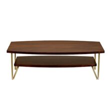 Nilkamal Alexis Solid Wood Center Table (Red Walnut)