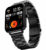 Fire-Boltt Ninja Blaze 1.83″ HD Display Stainless Steel Built Bluetooth Calling Metal Body Smartwatch(Onyx Black Strap, Free Size)
