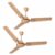 Havells 1200Mm Andria Energy Saving Ceiling Fan (4.2 Stars, Quartz, Pack Of 2),White
