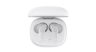 Ekko Earbeats T09 Bluetooth Truly Wireless In Ear Earbuds With Mic, Enc Call Noise Cancellation,40H Playtime,10Mm Driver, Twin Connect, Maxx Bass, Water Resistance, Siri & Google Assistant (White)