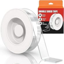 SR Double Sided Tape, 3 Meter Removable and Washable Grip Mounting Tape, for Home Office Car Decoration, Fixing Carpets
