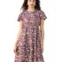 Amazon Brand – Symbol Girl’s Stretchable Graphic Print Oversized Fit T-Shirt (KD-TSG-SS25-150 (Pack of 2) (6-14 yrs)_Red/Lavender 8-10Y)