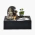 Home Centre Alpine Modern Polyresin Buddha in Palm Water Fountain – 22x27cm