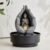 Home Centre Alpine Modern Polyresin Buddha in Palm Water Fountain – 22x27cm